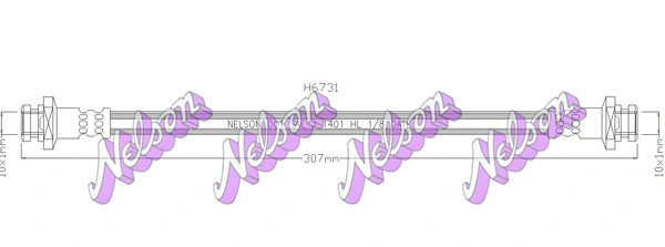 Flexible de frein KAWE H6731