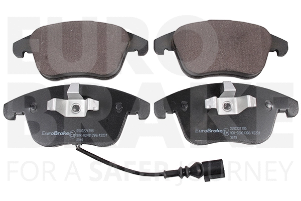 Kit de plaquettes de frein, frein à disque EUROBRAKE 5502224795