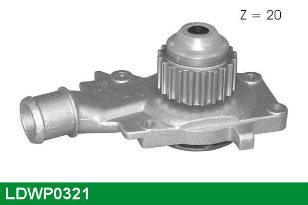 Pompe à eau, refroidissement du moteur LUCAS LDWP0321