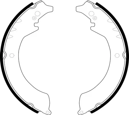 Jeu de mâchoires de frein SB BS26022