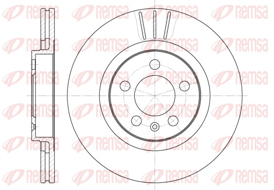 Disque de frein REMSA 6546.10