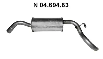 Silencieux arrière EBERSPÄCHER 04.694.83