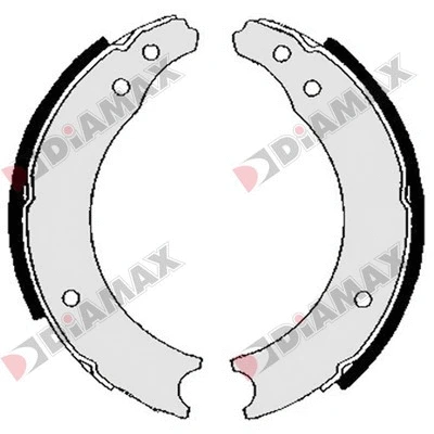Jeu de mâchoires de frein DIAMAX N01013
