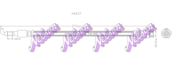 Flexible de frein KAWE H4237