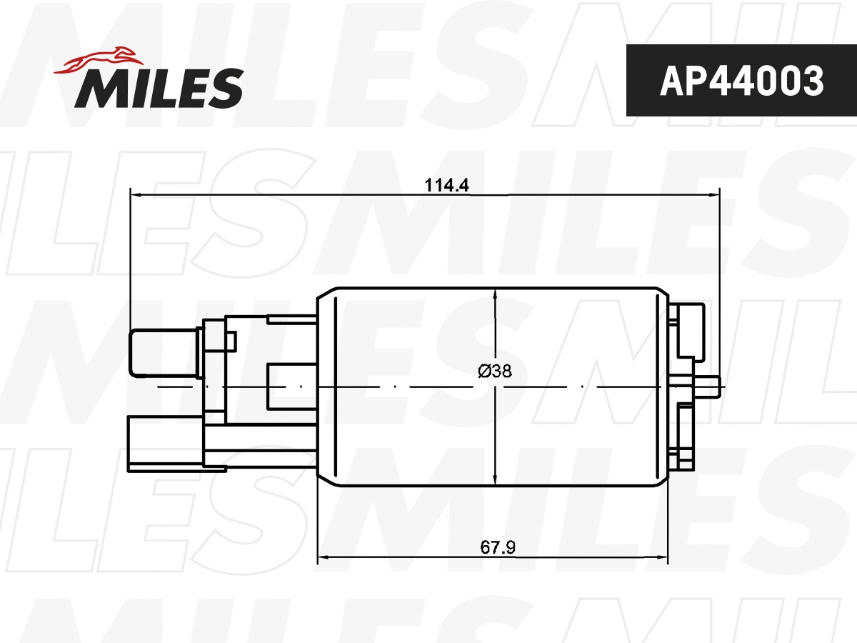 Pompe à carburant MILES AP44003