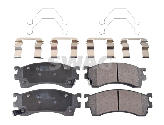 Kit de plaquettes de frein, frein à disque SWAG 83 91 6198
