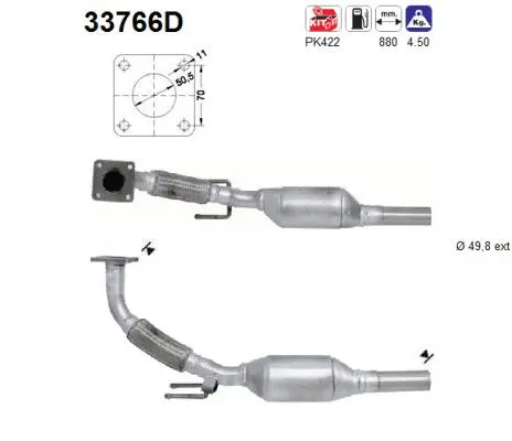 Catalyseur AS 33766D