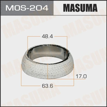 Bague d'étanchéité, tuyau d'échappement MASUMA MOS-204