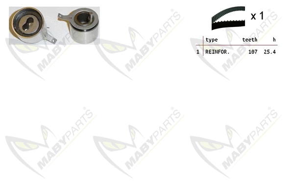 Kit de courroie crantée MABYPARTS OBK010068