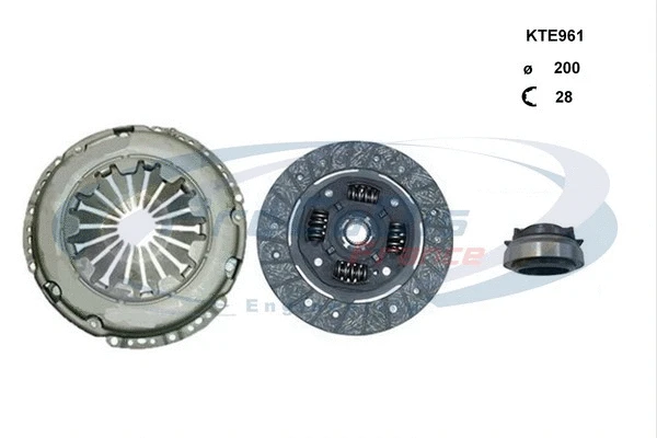 Kit d'embrayage PROCODIS FRANCE KTE961