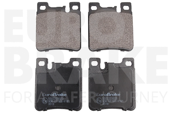 Kit de plaquettes de frein, frein à disque EUROBRAKE 5502223323