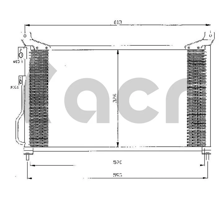 Condenseur, climatisation ACR 300469