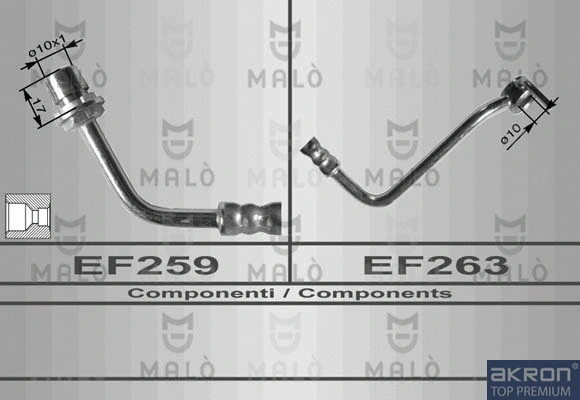 Flexible de frein AKRON-MALÒ 8398