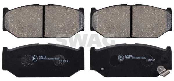Kit de plaquettes de frein, frein à disque SWAG 33 10 5084