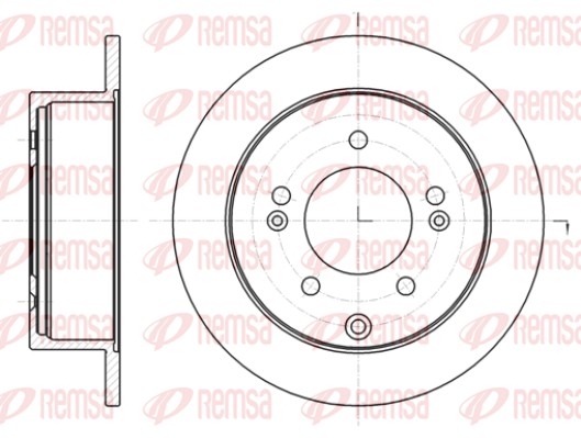Disque de frein REMSA 61401.00