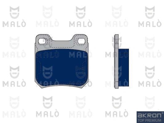 Kit de plaquettes de frein, frein à disque AKRON-MALÒ 1050202