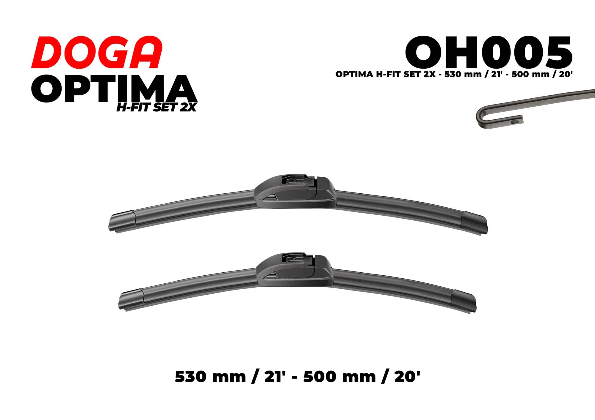 Balai d'essuie-glace DOGA OH005