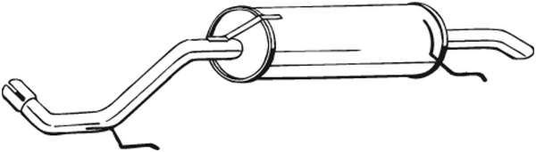Silencieux arrière KLOKKERHOLM 115-769