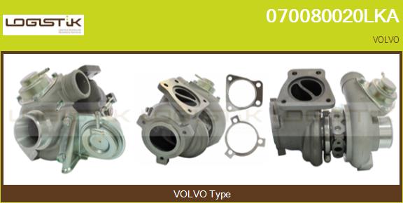 Turbocompresseur, suralimentation LGK 070080020LKA