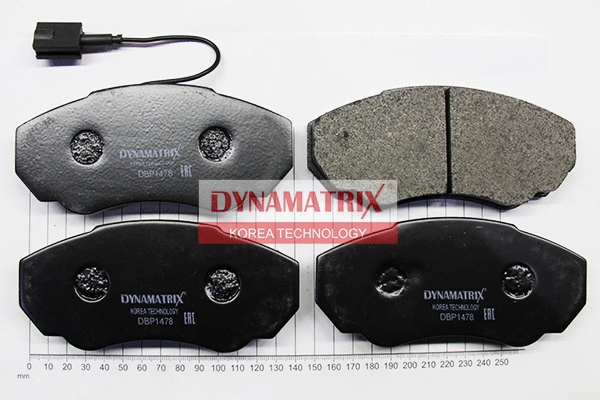 Kit de plaquettes de frein, frein à disque DYNAMATRIX DBP1478