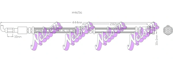 Flexible de frein KAWE H4656