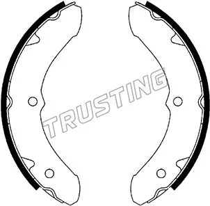 Jeu de mâchoires de frein TRUSTING 115.242