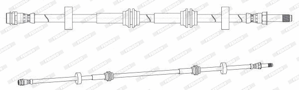Flexible de frein FERODO FHY3377