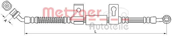 Flexible de frein METZGER 4110831