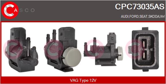 Transmetteur de pression, contrôle des gaz d'échappement CASCO CPC73035AS
