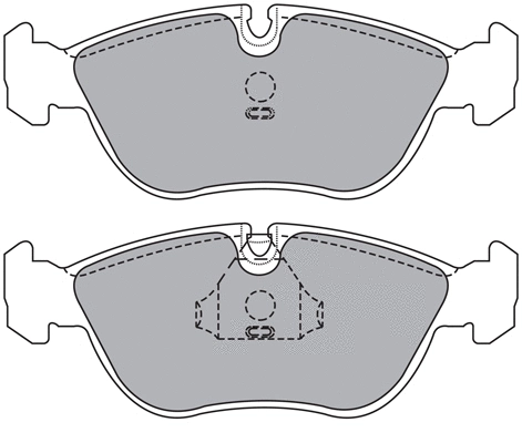 Kit de plaquettes de frein, frein à disque AISIN ASN-2195