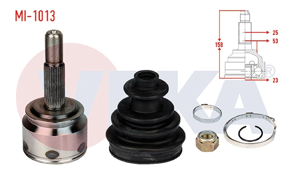 Jeu de joints, arbre de transmission VEKA MI-1013