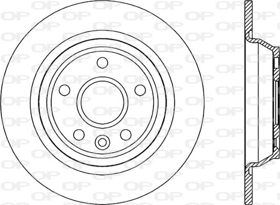 Disque de frein OPEN PARTS BDA2303.10