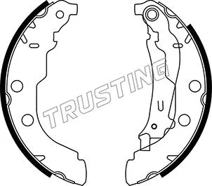 Jeu de mâchoires de frein TRUSTING 079.189