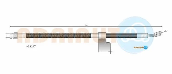 Flexible de frein ADRIAUTO 10.1247