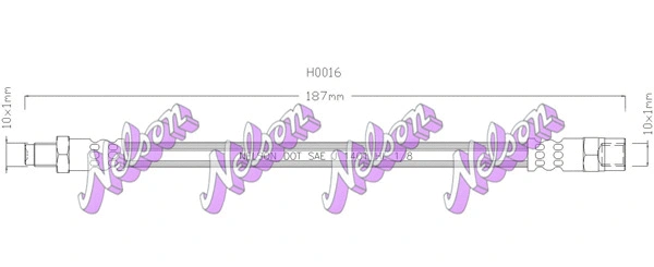 Flexible de frein KAWE H0016