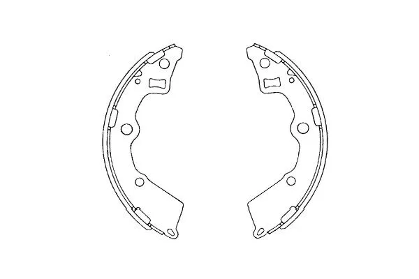 Jeu de mâchoires de frein KAVO PARTS KBS-4409