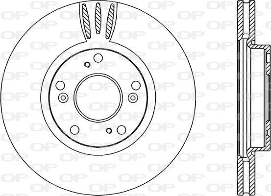 Disque de frein OPEN PARTS BDR2226.20