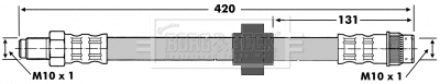 Flexible de frein BORG & BECK BBH6688