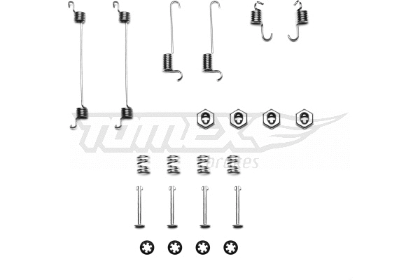 Kit d'accessoires, mâchoire de frein TOMEX Brakes TX 40-30