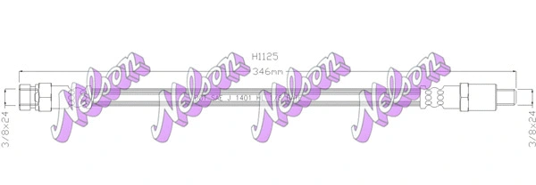 Flexible de frein KAWE H1125