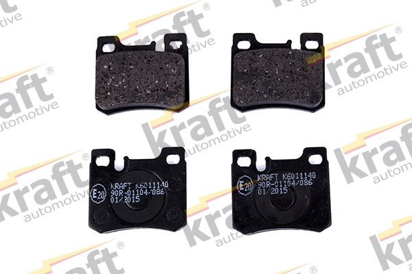 Kit de plaquettes de frein, frein à disque KRAFT AUTOMOTIVE 6011140