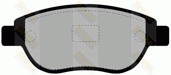 Kit de plaquettes de frein, frein à disque Brake ENGINEERING PA1419