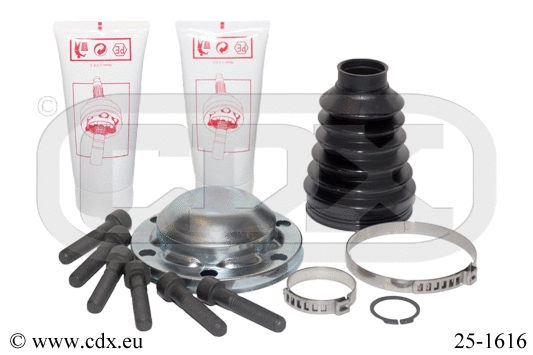Jeu de joints-soufflets, arbre de commande CDX 25-1616
