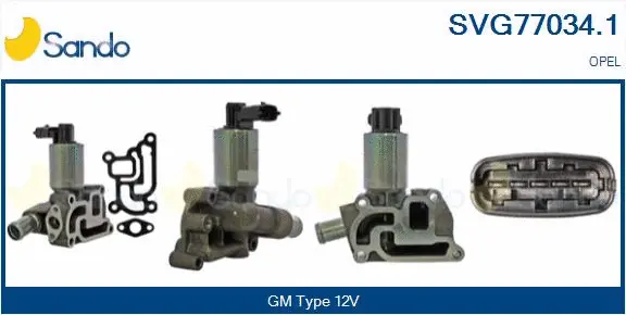 Vanne EGR SANDO SVG77034.1