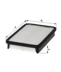 Filtre à air UNIFLUX FILTERS XA495