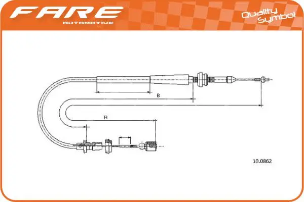 Câble d'accélération FARE-RCH 26003