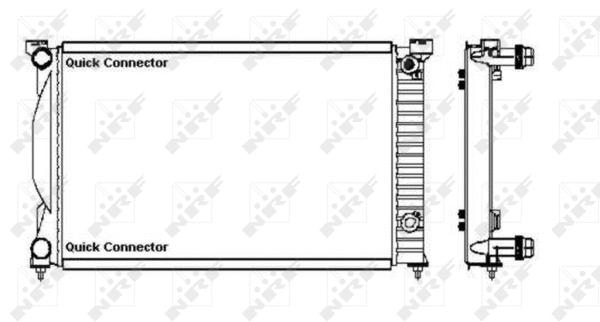 Radiateur, refroidissement du moteur WILMINK GROUP WG1721369
