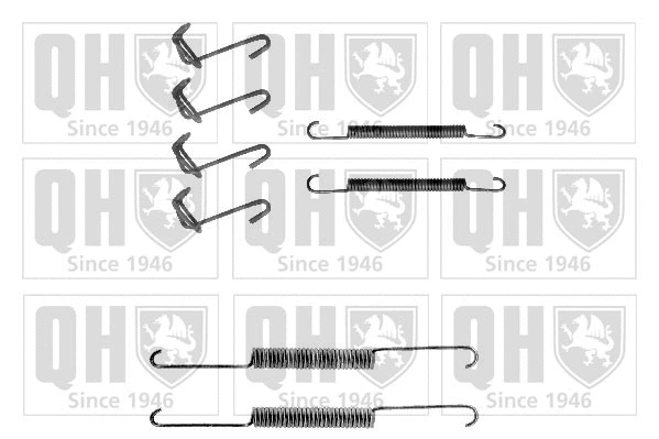 Kit d'accessoires, mâchoire de frein QUINTON HAZELL BFK224