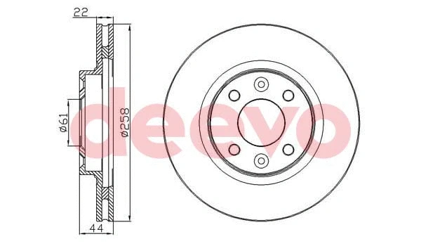 Disque de frein DEEVO BD10130