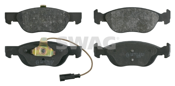 Kit de plaquettes de frein, frein à disque SWAG 70 91 6091